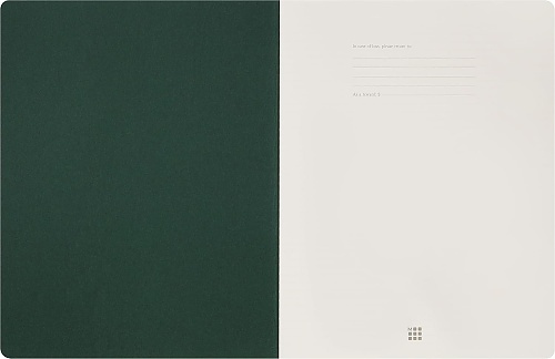 Zeszyt Moleskine Student Cahier XXL (21.6X27.9 cm) Gładki Zielony Mirt (Moleskine Student XXL Plain Myrtle Green Soft Cover) - 8056999276911